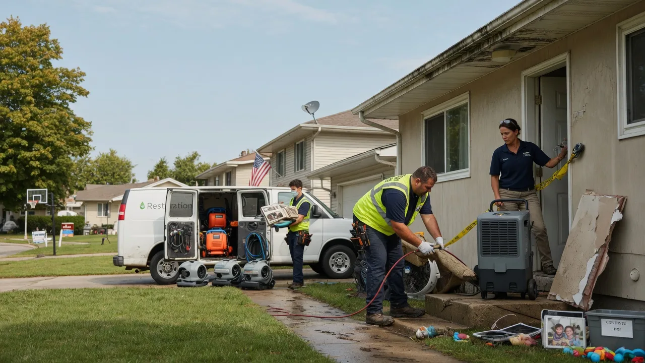 Water Damage Restoration in Manderson, WY near me